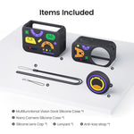 Custodia in silicone aMaginsn Fun Pattern 5 in 1 per DJI Osmo Nano, con protezione completa per l'obiettivo.