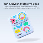 Custodia in silicone aMaginsn Fun Pattern 5 in 1 per DJI Osmo Nano, con protezione completa per l'obiettivo.