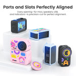 Custodia in silicone aMaginsn Fun Pattern 5 in 1 per DJI Osmo Nano, con protezione completa per l'obiettivo.