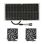 Pannello solare 15W con doppia ventola impermeabile IP65