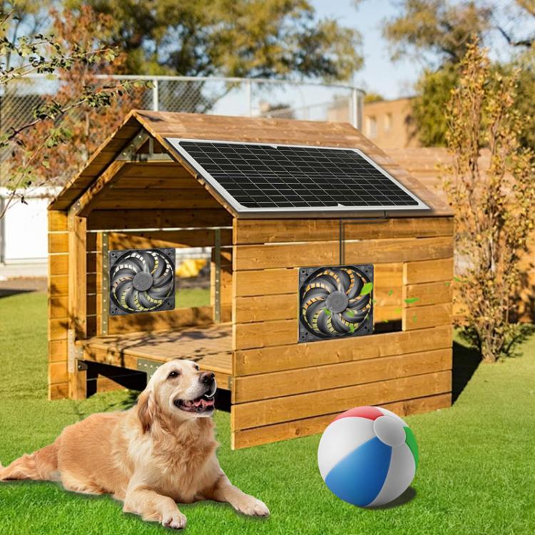 Pannello solare 15W con doppia ventola impermeabile IP65