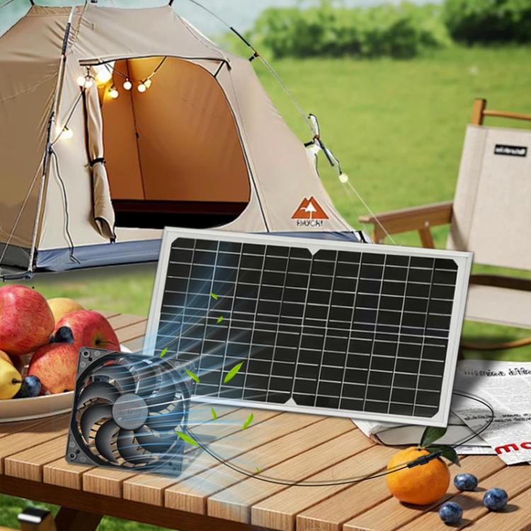 Pannello solare 15W con doppia ventola impermeabile IP65