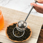 Infusore per tè rotondo telescopico in acciaio inox 304, LsCook Half-hole, LsCook Full-hole
