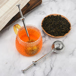 Infusore per tè rotondo telescopico in acciaio inox 304, LsCook Half-hole, LsCook Full-hole
