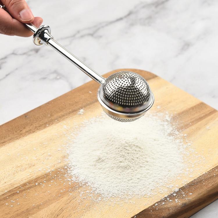 Infusore per tè rotondo telescopico in acciaio inox 304, LsCook Half-hole, LsCook Full-hole