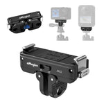 Adattatore a sgancio rapido magnetico in metallo aMagisn 2.0 con blocco per DJI Osmo 360/ Action 5 Pro/4/3, For DJI Osmo 360/ Action 5 Pro/4/3