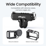 Adattatore a sgancio rapido magnetico in metallo aMagisn 2.0 con blocco per DJI Osmo 360/ Action 5 Pro/4/3, For DJI Osmo 360/ Action 5 Pro/4/3