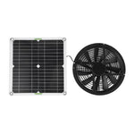 Ventilatore a pannello solare monocristallino per serre, cucine e pollai.