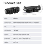 Adattatore bloccabile a sgancio rapido magnetico in metallo aMaginsn 2.0 per Insta360 GO Ultra., For Insta360 GO Ultra