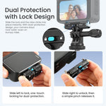 Adattatore bloccabile a sgancio rapido magnetico in metallo aMaginsn 2.0 per Insta360 GO Ultra., For Insta360 GO Ultra