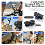 Adattatore bloccabile a sgancio rapido magnetico in metallo aMaginsn 2.0 per Insta360 GO Ultra., For Insta360 GO Ultra