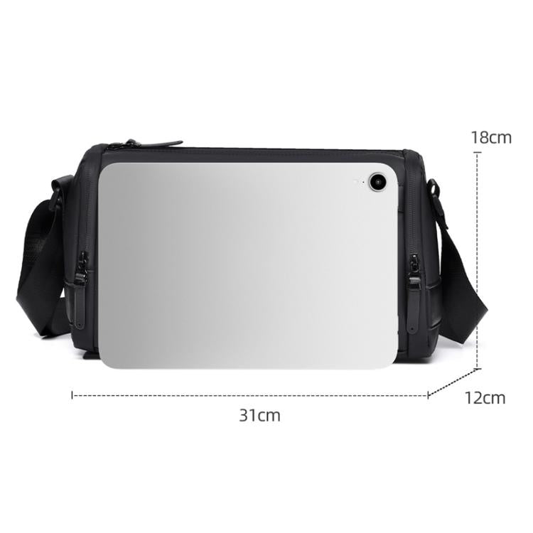 WEIXIER WD5624 Borsa a tracolla piccola da uomo, leggera, con design multi-tasche, impermeabile e antigraffio.