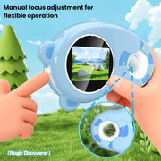 HM020H Microscopio digitale portatile HD per bambini, lente d'ingrandimento elettronica, giocattolo scientifico