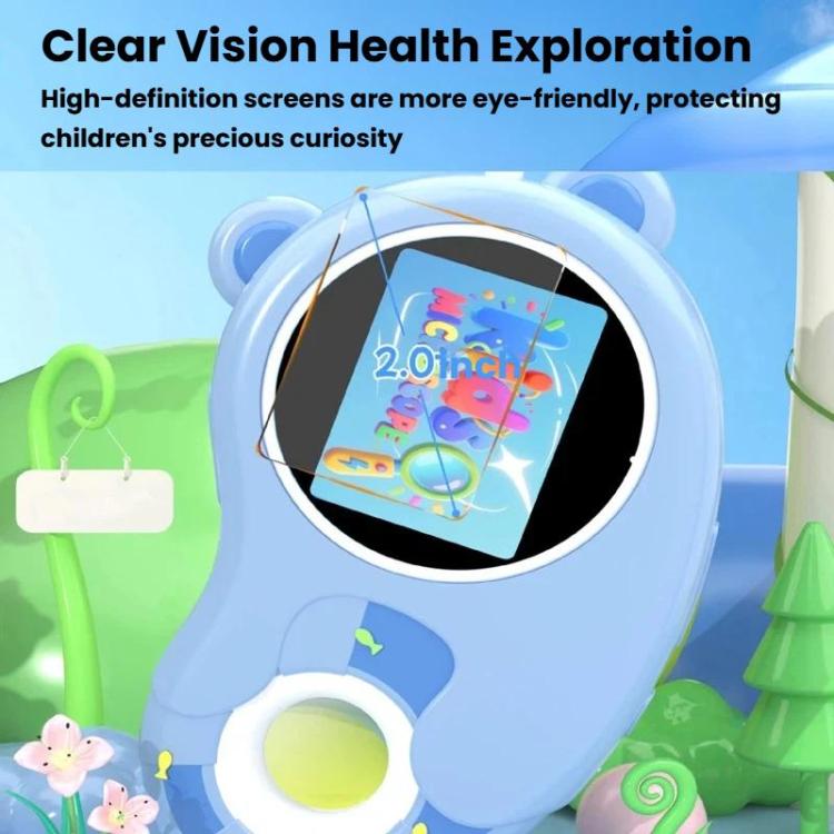 HM020H Microscopio digitale portatile HD per bambini, lente d'ingrandimento elettronica, giocattolo scientifico