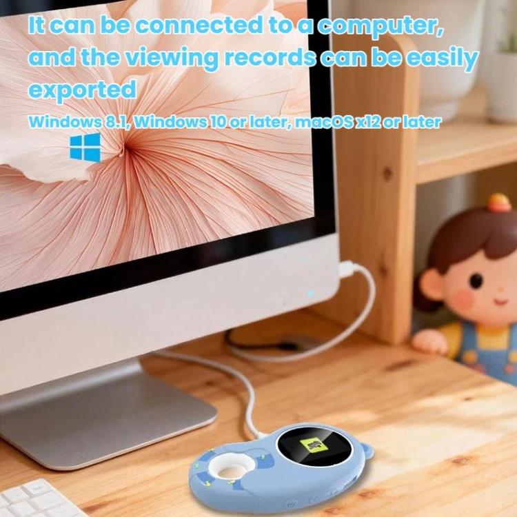 HM020H Microscopio digitale portatile HD per bambini, lente d'ingrandimento elettronica, giocattolo scientifico