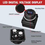 Interruttore digitale con display per batterie 5-60V