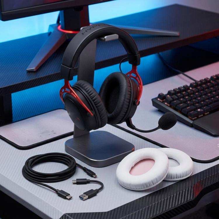 Cuscinetti auricolari di ricambio in similpelle per cuffie da gaming HyperX Cloud III.