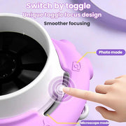Microscopio elettronico per bambini HM020i con funzione foto e video, ideale per esplorare l'esterno. Lente d'ingrandimento elettronica.