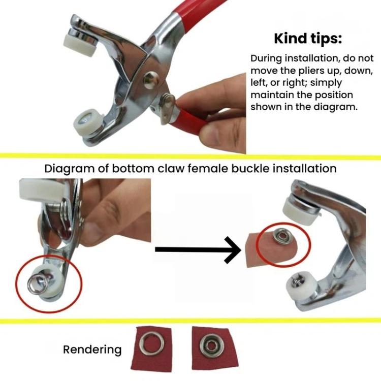 Set di bottoni a pressione in metallo a 5 griffe, bottoni a pressione colorati per abbigliamento, 100 Hollow + Pliers, 100 Solid + Pliers, 200 Solid + Pliers, 200 Solid + Pliers + Power Rod + Rubber Ring
