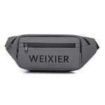WEIXIER Y9581 Borsa a tracolla da uomo impermeabile, marsupio, borsa a spalla, borsa da petto