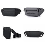 WEIXIER Y9581 Borsa a tracolla da uomo impermeabile, marsupio, borsa a spalla, borsa da petto