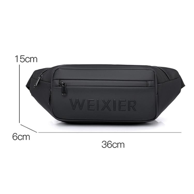 WEIXIER Y9581 Borsa a tracolla da uomo impermeabile, marsupio, borsa a spalla, borsa da petto