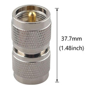 Radio Frequency Coaxial Connector, UHF Male To N Male
