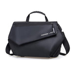 WEIXIER Borsa a tracolla capiente da uomo, resistente all'acqua, con tasche multiple e tracolla per bagagli.