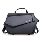 WEIXIER Borsa a tracolla capiente da uomo, resistente all'acqua, con tasche multiple e tracolla per bagagli.