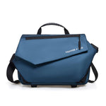 WEIXIER Borsa a tracolla capiente da uomo, resistente all'acqua, con tasche multiple e tracolla per bagagli.