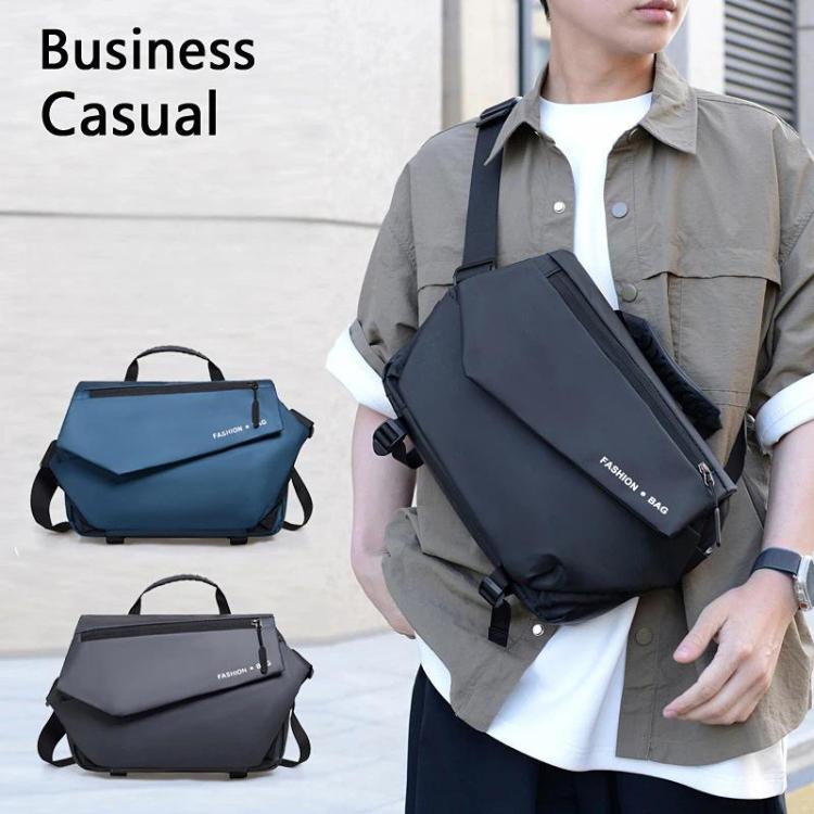WEIXIER Borsa a tracolla capiente da uomo, resistente all'acqua, con tasche multiple e tracolla per bagagli.