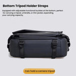 WEIXIER Borsa a tracolla capiente da uomo, resistente all'acqua, con tasche multiple e tracolla per bagagli.