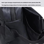 WEIXIER Borsa a tracolla capiente da uomo, resistente all'acqua, con tasche multiple e tracolla per bagagli.
