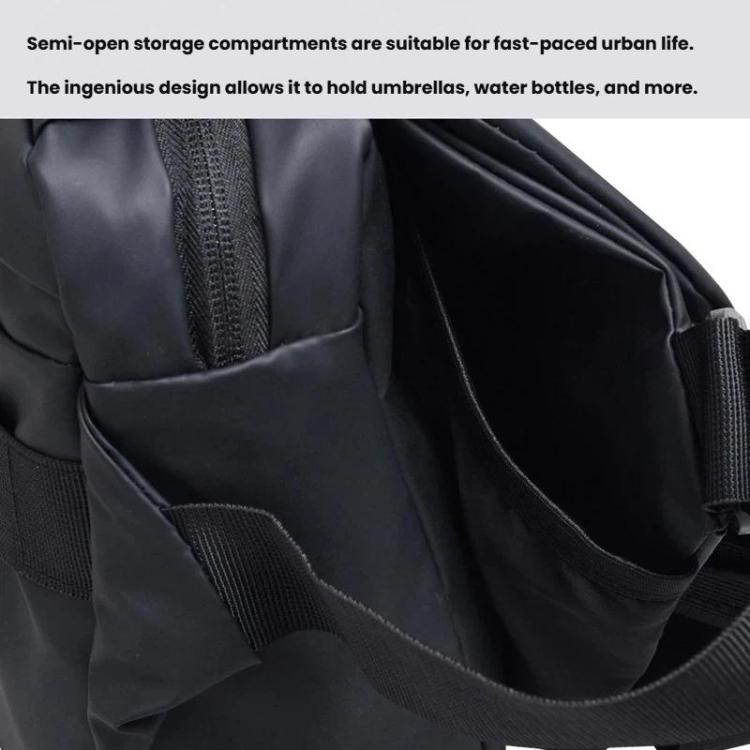 WEIXIER Borsa a tracolla capiente da uomo, resistente all'acqua, con tasche multiple e tracolla per bagagli.