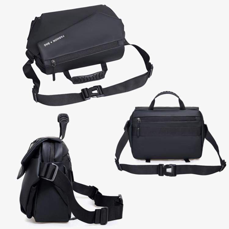WEIXIER Borsa a tracolla capiente da uomo, resistente all'acqua, con tasche multiple e tracolla per bagagli.