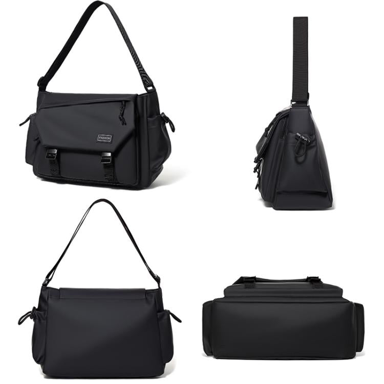 WEIXIER Borsa a tracolla multi-tasche, resistente all'acqua, durevole, ideale per abbigliamento tecnico, escursionismo e lavoro quotidiano., Large, Small