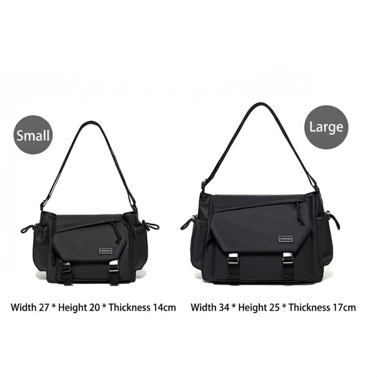 WEIXIER Borsa a tracolla multi-tasche, resistente all'acqua, durevole, ideale per abbigliamento tecnico, escursionismo e lavoro quotidiano., Large, Small