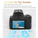 Fotocamera reflex digitale 4K con mirino a pozzetto