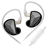 Auricolari in-ear KZ AS16 PRO X 16BA con monitoraggio Hi-Fi e cavo da 1,2 m., Standard, With Mic