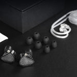 Auricolari in-ear KZ AS16 PRO X 16BA con monitoraggio Hi-Fi e cavo da 1,2 m., Standard, With Mic