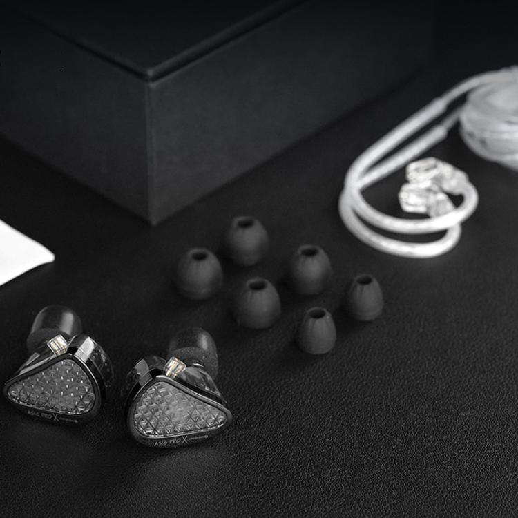 Auricolari in-ear KZ AS16 PRO X 16BA con monitoraggio Hi-Fi e cavo da 1,2 m., Standard, With Mic