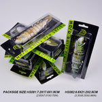 PROBEROS 8 Segment S-Swimming Hard Bait Multi-Jointed Swimbait Fishing Lures with 3D Eyes, Inner Rattle Ball, 13cm/29.4g, 16.7cm/56.7g
