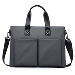 WEIXIER Borsa da lavoro/borsa per laptop da uomo, impermeabile, con tracolla per bagagli