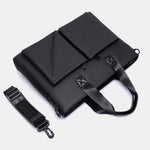 WEIXIER Borsa da lavoro/borsa per laptop da uomo, impermeabile, con tracolla per bagagli