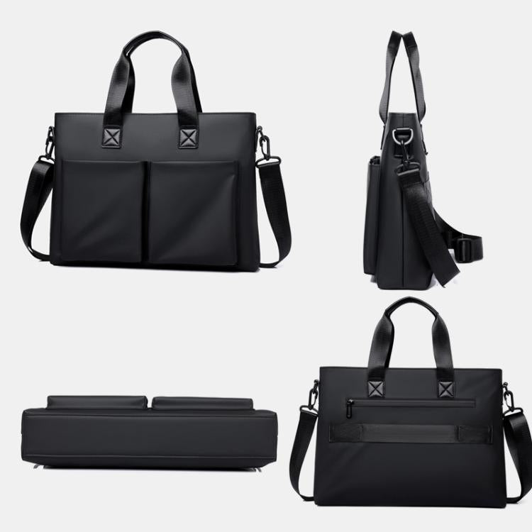 WEIXIER Borsa da lavoro/borsa per laptop da uomo, impermeabile, con tracolla per bagagli