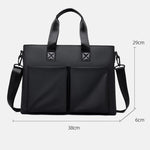 WEIXIER Borsa da lavoro/borsa per laptop da uomo, impermeabile, con tracolla per bagagli