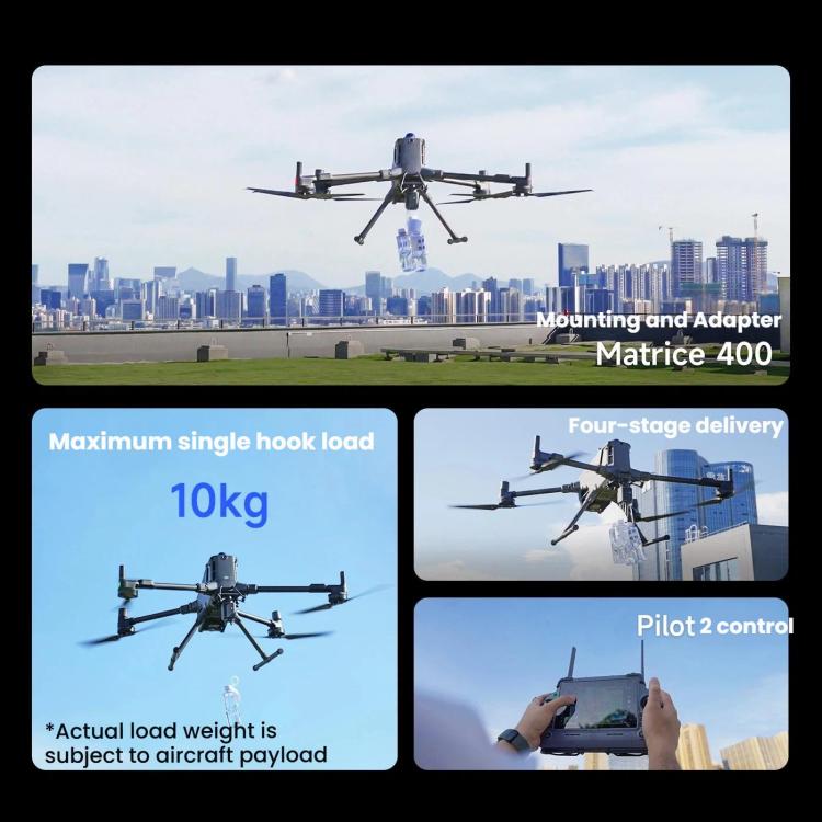 Per DJI Matrice 400 / M350 RTK 4-Stage Dropper, LKTOP PT-4