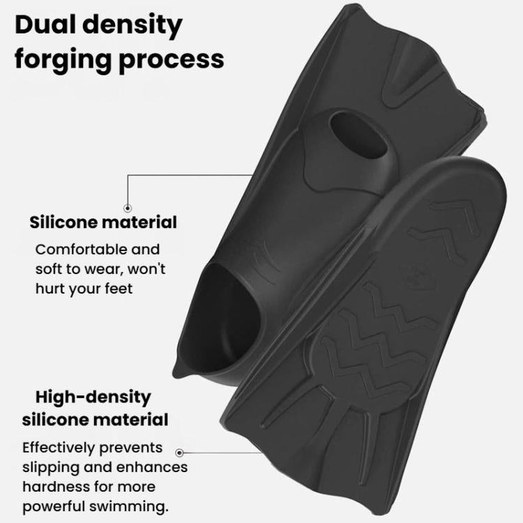 Pinne lunghe in silicone Swim & Dive per snorkeling e sport acquatici, 27-29, 30-32, 33-35, 36-38, 39-41, 42-44