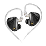 Auricolari cablati KZ Decet con 10 driver dinamici da 3,5 mm e cavo da 1,2 m, design a matrice., Original Sound Standard, Original Sound With Mic, Tuned Standard, Tuned With Mic