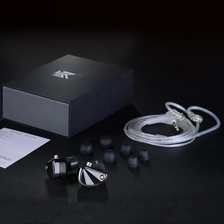 Auricolari cablati KZ Decet con 10 driver dinamici da 3,5 mm e cavo da 1,2 m, design a matrice., Original Sound Standard, Original Sound With Mic, Tuned Standard, Tuned With Mic
